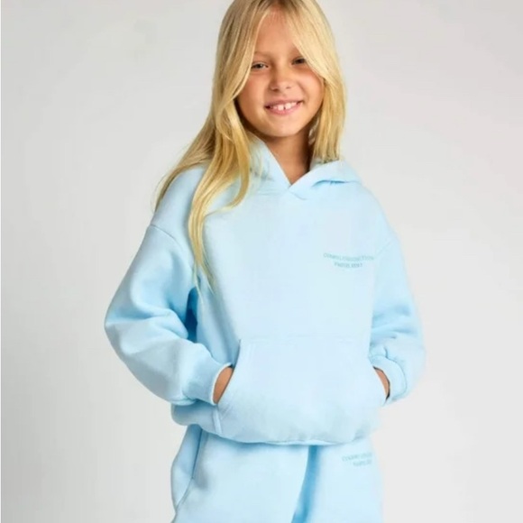 Comfrt Tops - Comfrt kids Pastel Limited Collection Hoodie Hooded Sweatshirt NEW Baby Blue 10